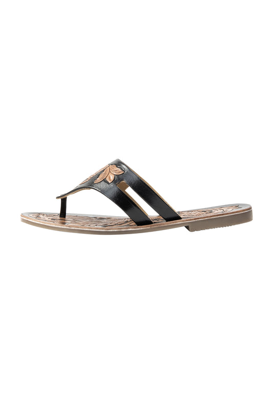 usha FESTIVAL Women's Leather Sandals