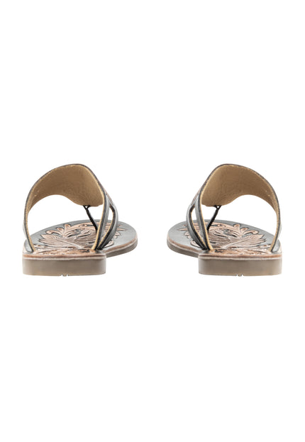 usha FESTIVAL Damen Leder Sandalen