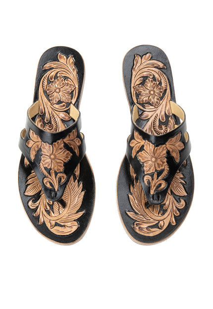 usha FESTIVAL Damen Leder Sandalen
