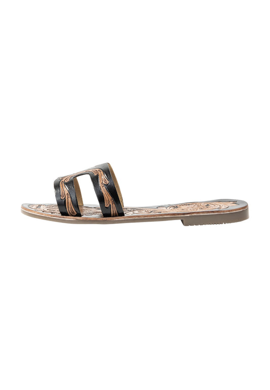 usha FESTIVAL Women's Leather Sandals