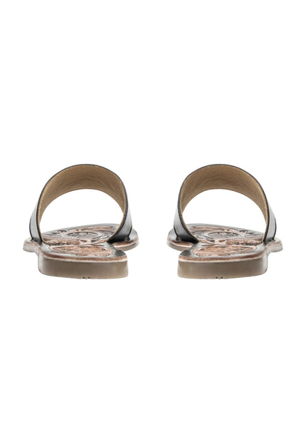 usha FESTIVAL Women's Leather Sandals
