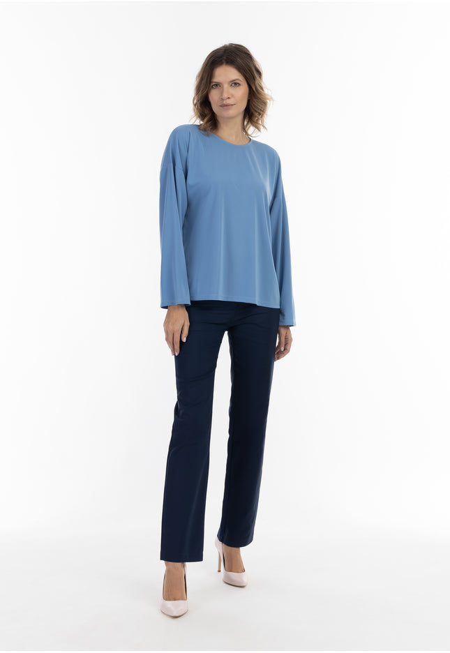 usha BLACK LABEL Women's Long Sleeve Blouse