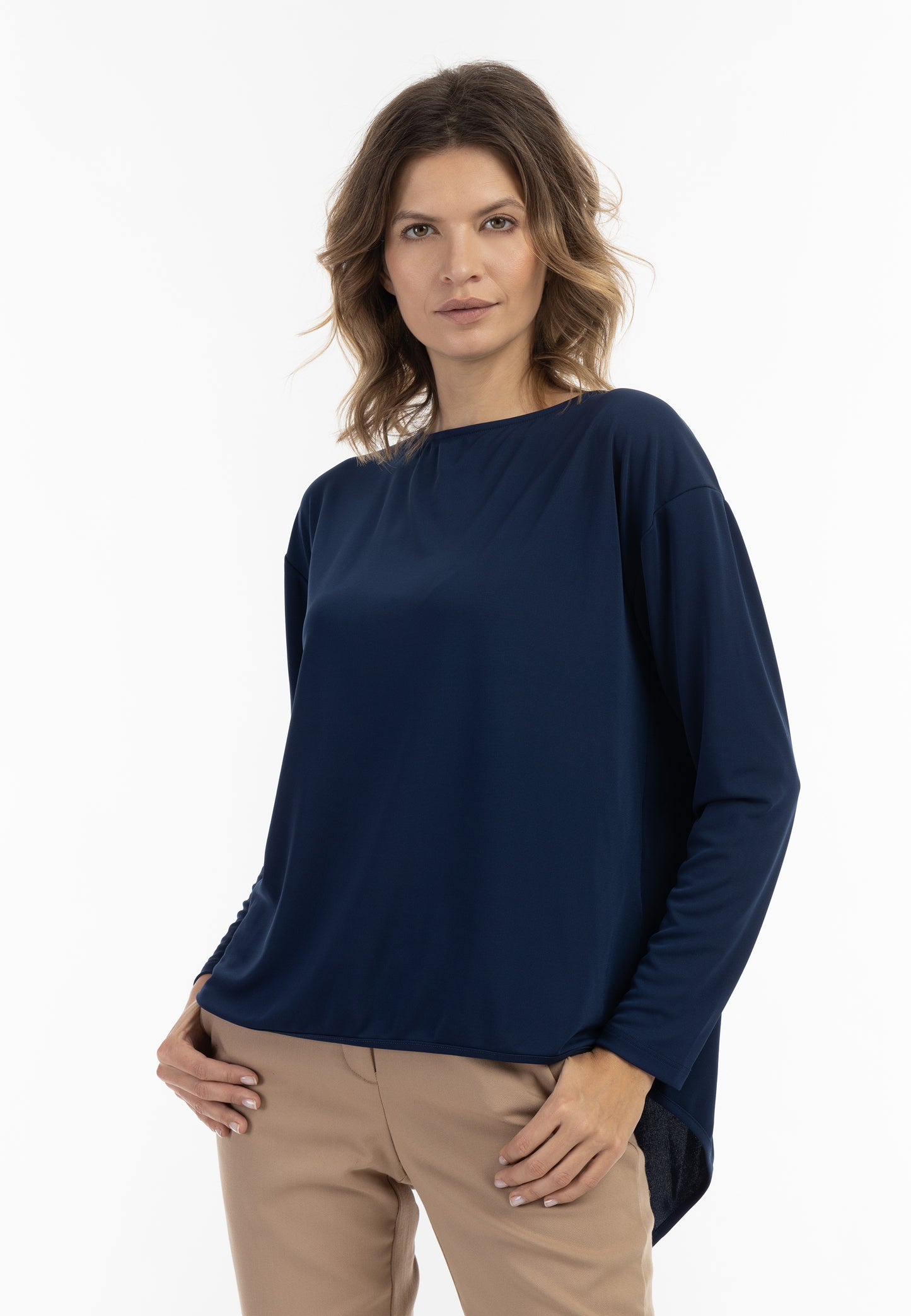 usha BLACK LABEL Women's Long Sleeve Blouse