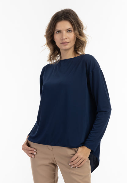 usha BLACK LABEL Women's Long Sleeve Blouse