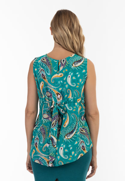 usha Damen ärmellose Bluse