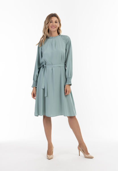usha Damen Midi Kleid