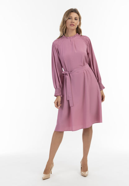 usha Damen Midi Kleid