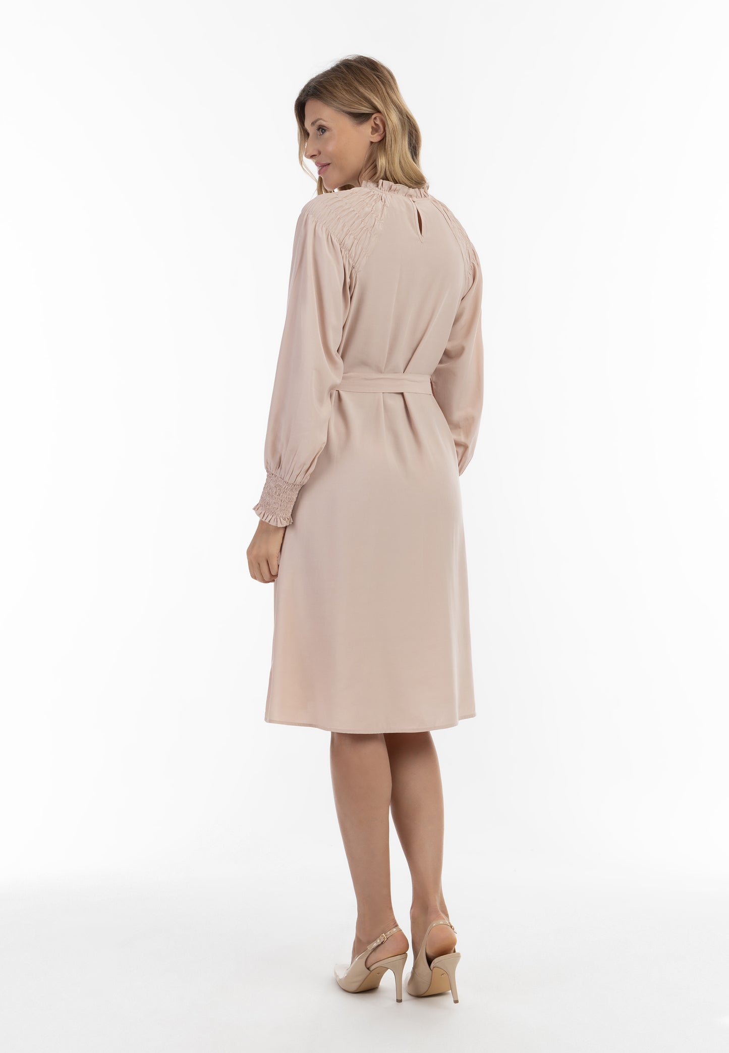 usha Damen Midi Kleid