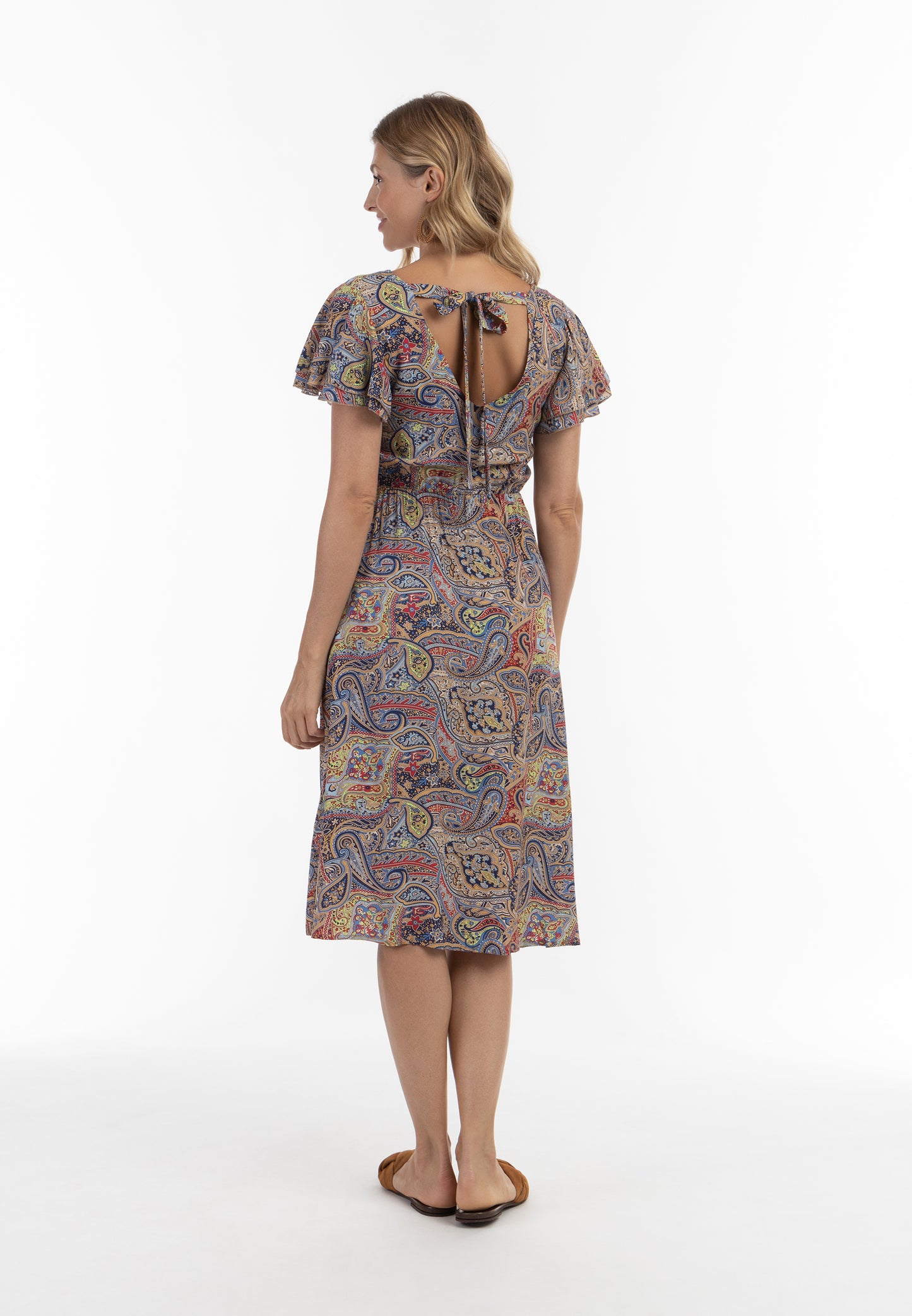 usha FESTIVAL Kobiety's Paisley Print Sukienka