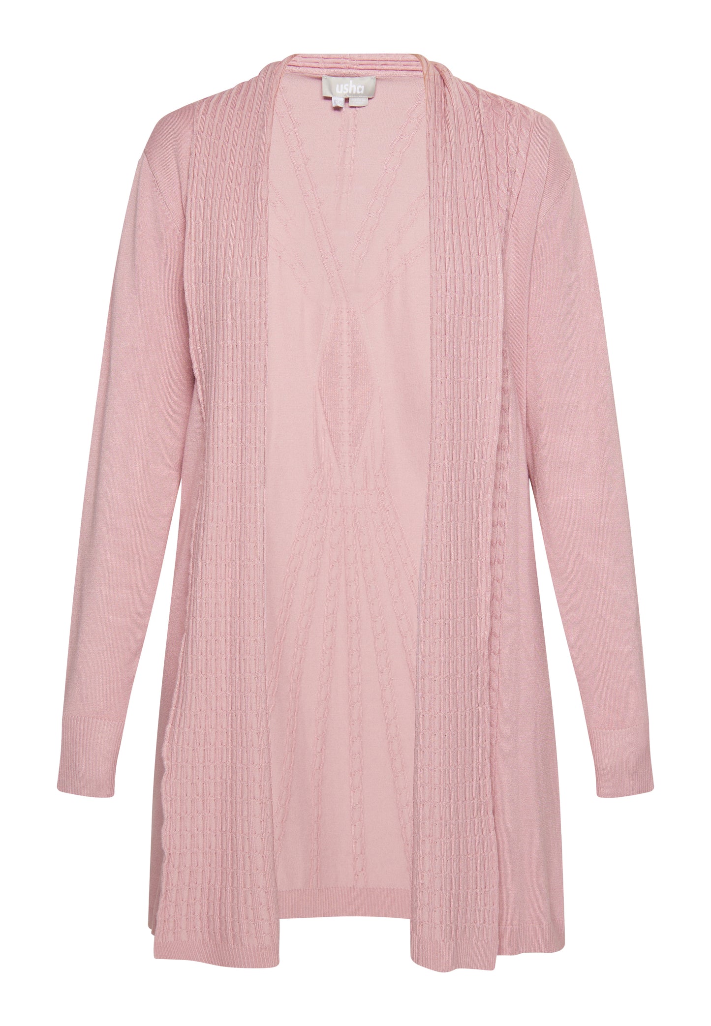 usha Damen Offene Strickjacke