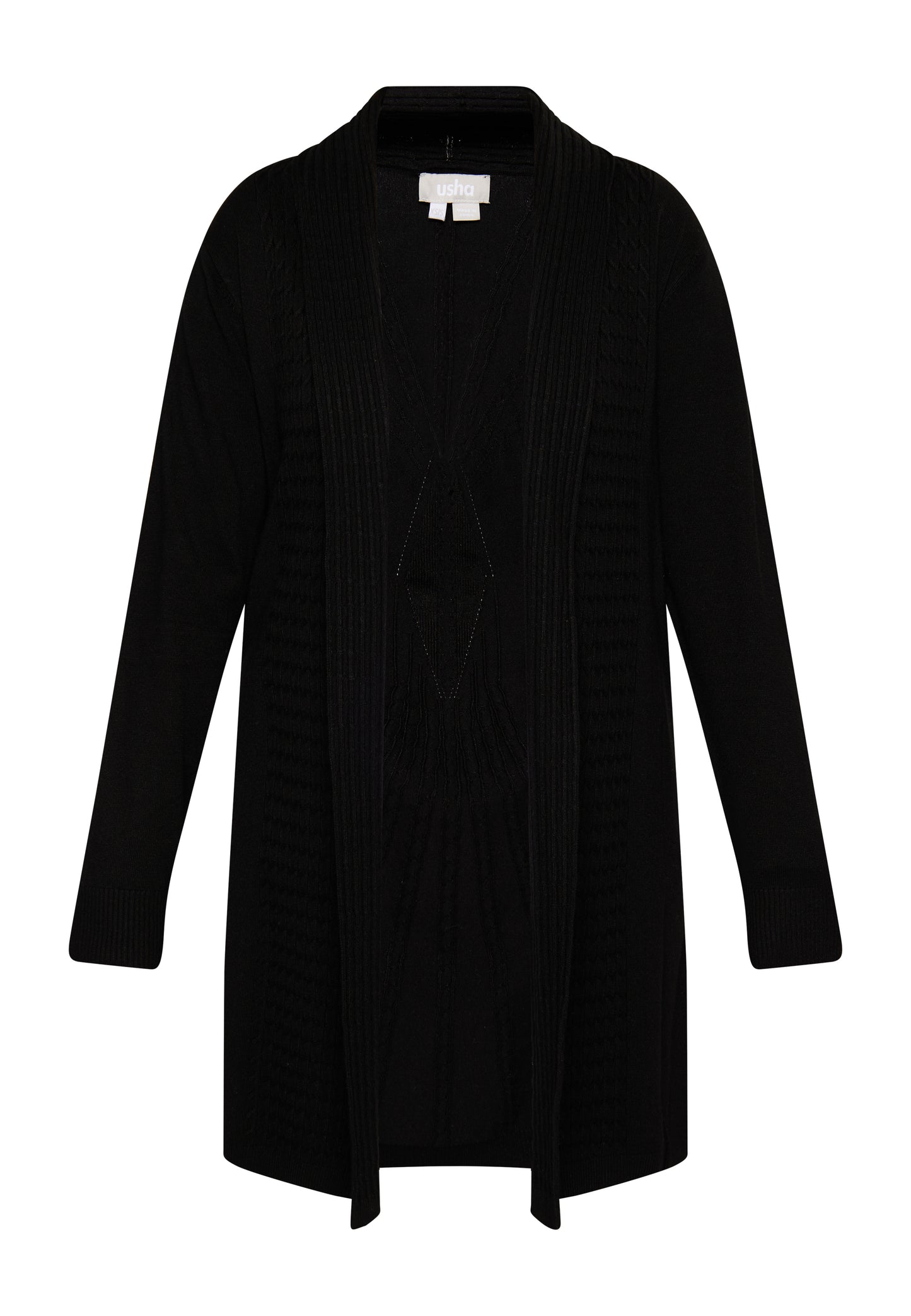 usha Damen Offene Strickjacke
