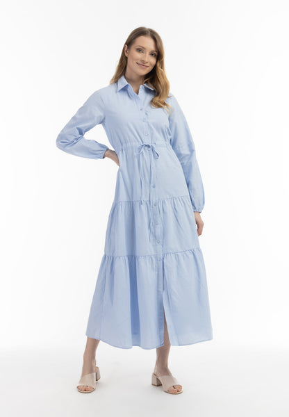 usha WHITE LABEL Women's Cotton Maxi Dress