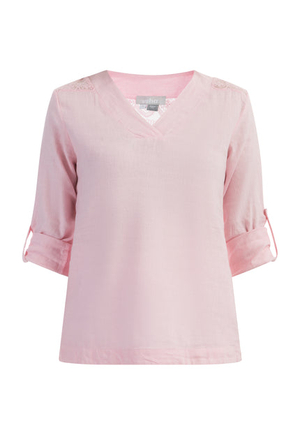 usha Damen Bluse mit Spitze