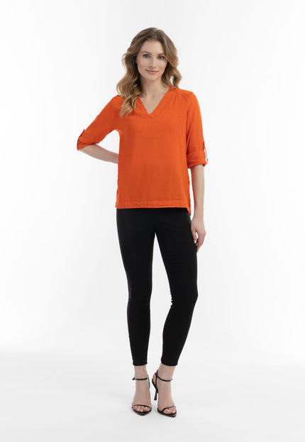 usha Damen Bluse mit Spitze