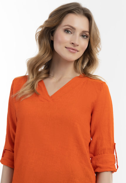 usha Damen Bluse mit Spitze