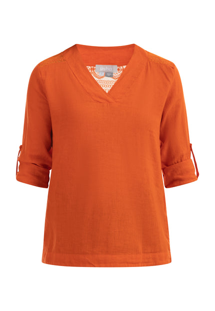 usha Damen Bluse mit Spitze