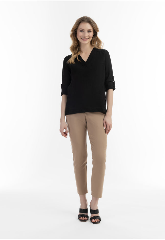 usha Damen Bluse mit Spitze