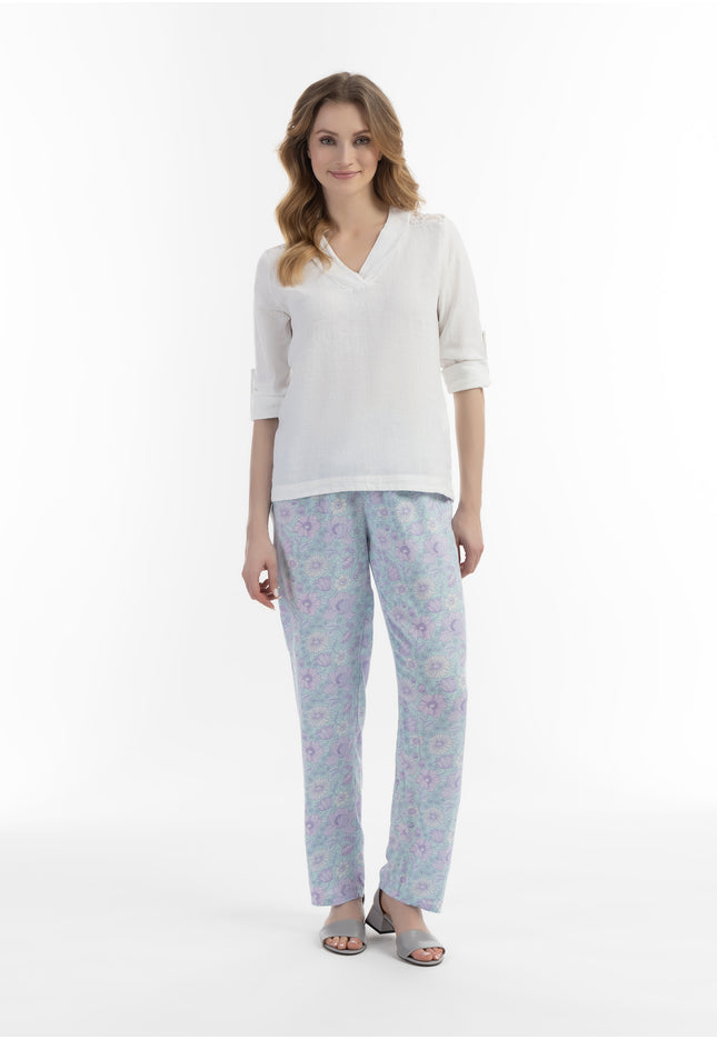 usha Damen Bluse mit Spitze
