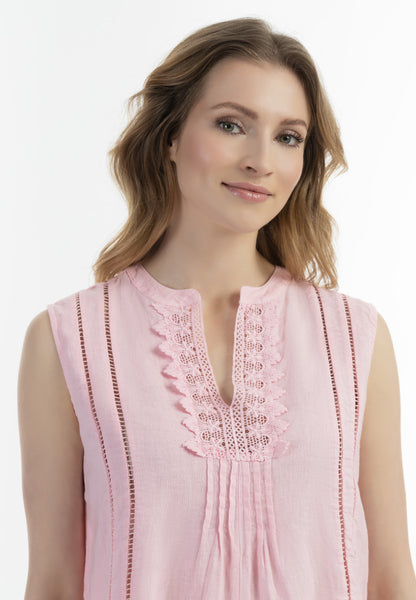 usha Damen Bluse mit Spitze