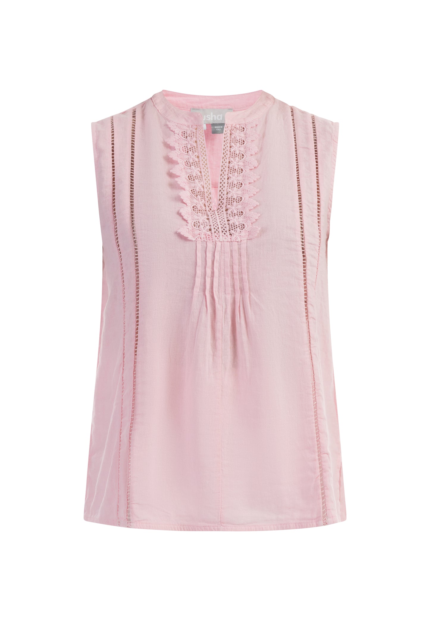 usha Damen Bluse mit Spitze