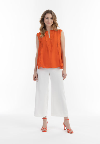 usha Damen Bluse mit Spitze