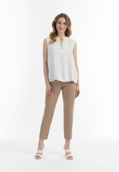 usha Damen Bluse mit Spitze