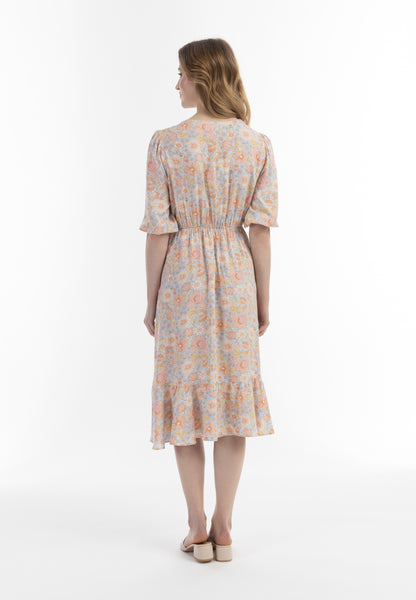 usha Damen Midi Kleid