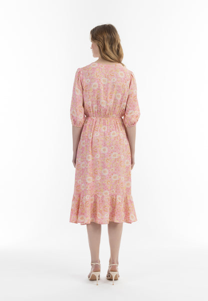 usha Damen Midi Kleid