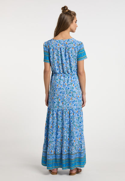 usha FESTIVAL Kobiety Kwiatowy Print Maxi Sukienka