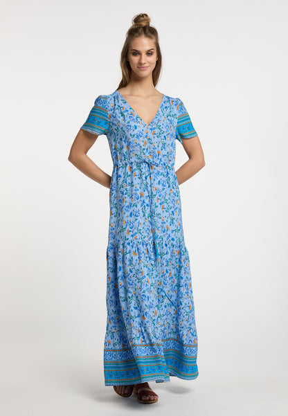 usha FESTIVAL Kobiety Kwiatowy Print Maxi Sukienka