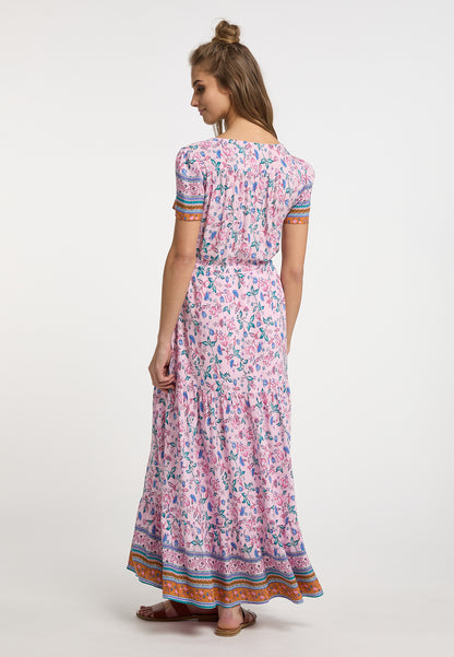 usha FESTIVAL Kobiety Kwiatowy Print Maxi Sukienka