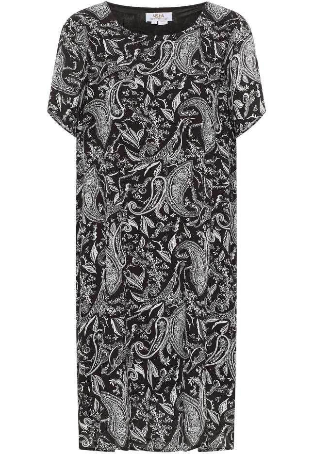 usha FESTIVAL Women's Short Sleeve Dress
