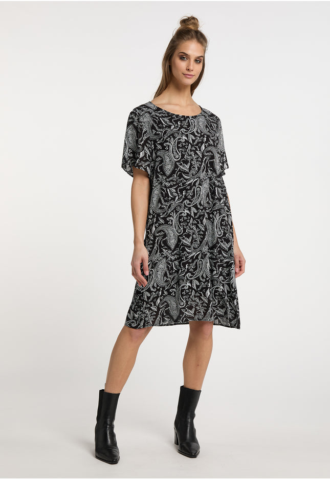 usha FESTIVAL Women's Short Sleeve Dress