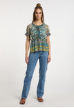 Blue Multicolored