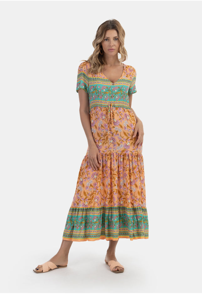 usha FESTIVAL Women's Summer Dress