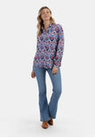 Blue Multicolored