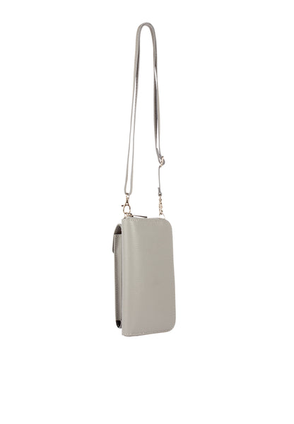 usha Damen Leder Geldbörse und Handy Tasche