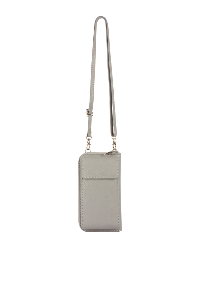 usha Damen Leder Geldbörse und Handy Tasche