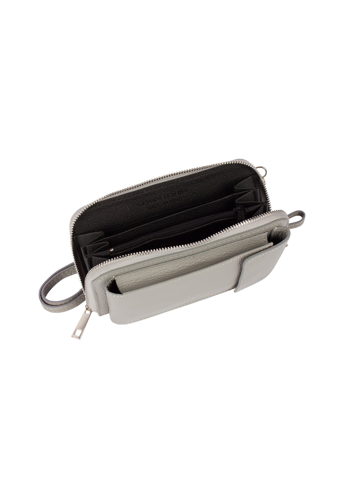 usha Damen Leder Geldbörse und Handy Tasche