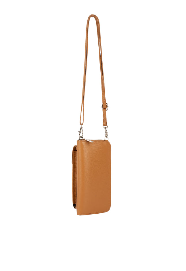 usha Damen Leder Geldbörse und Handy Tasche