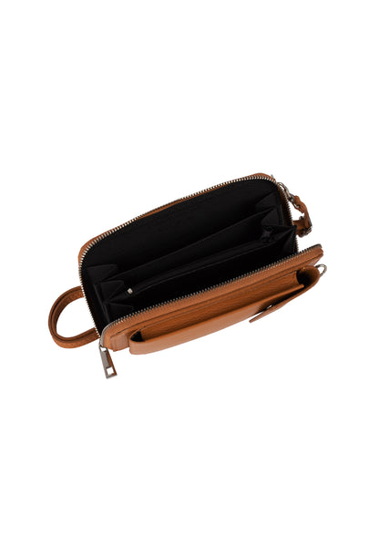 usha Damen Leder Geldbörse und Handy Tasche