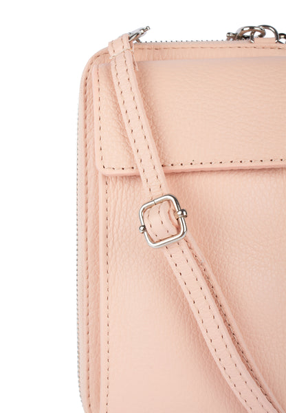 usha Damen Leder Geldbörse und Handy Tasche