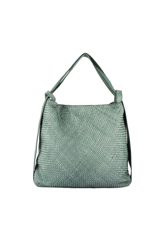 usha FESTIVAL Women's Braided Leather Bag