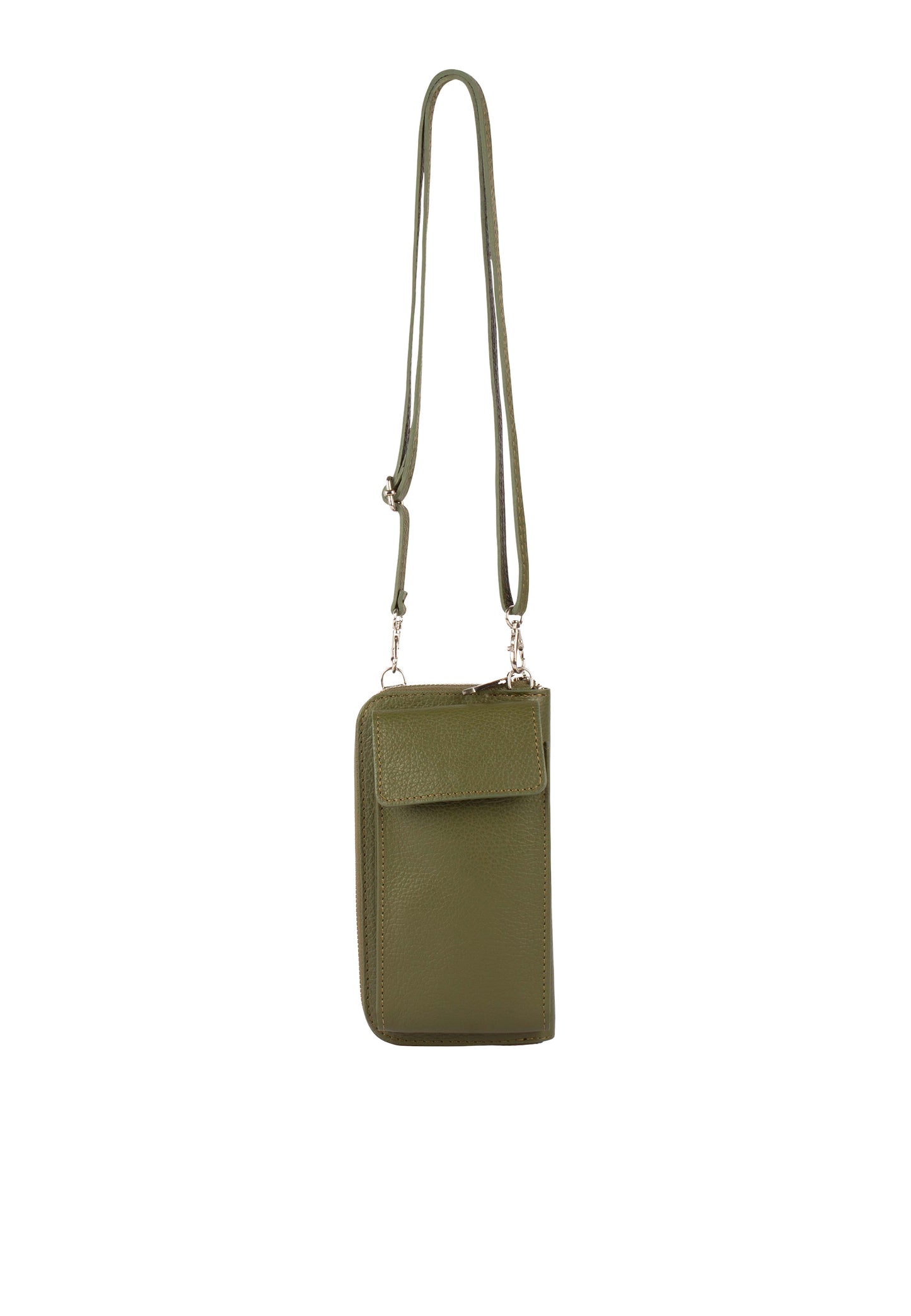 usha Damen Leder Geldbörse und Handy Tasche