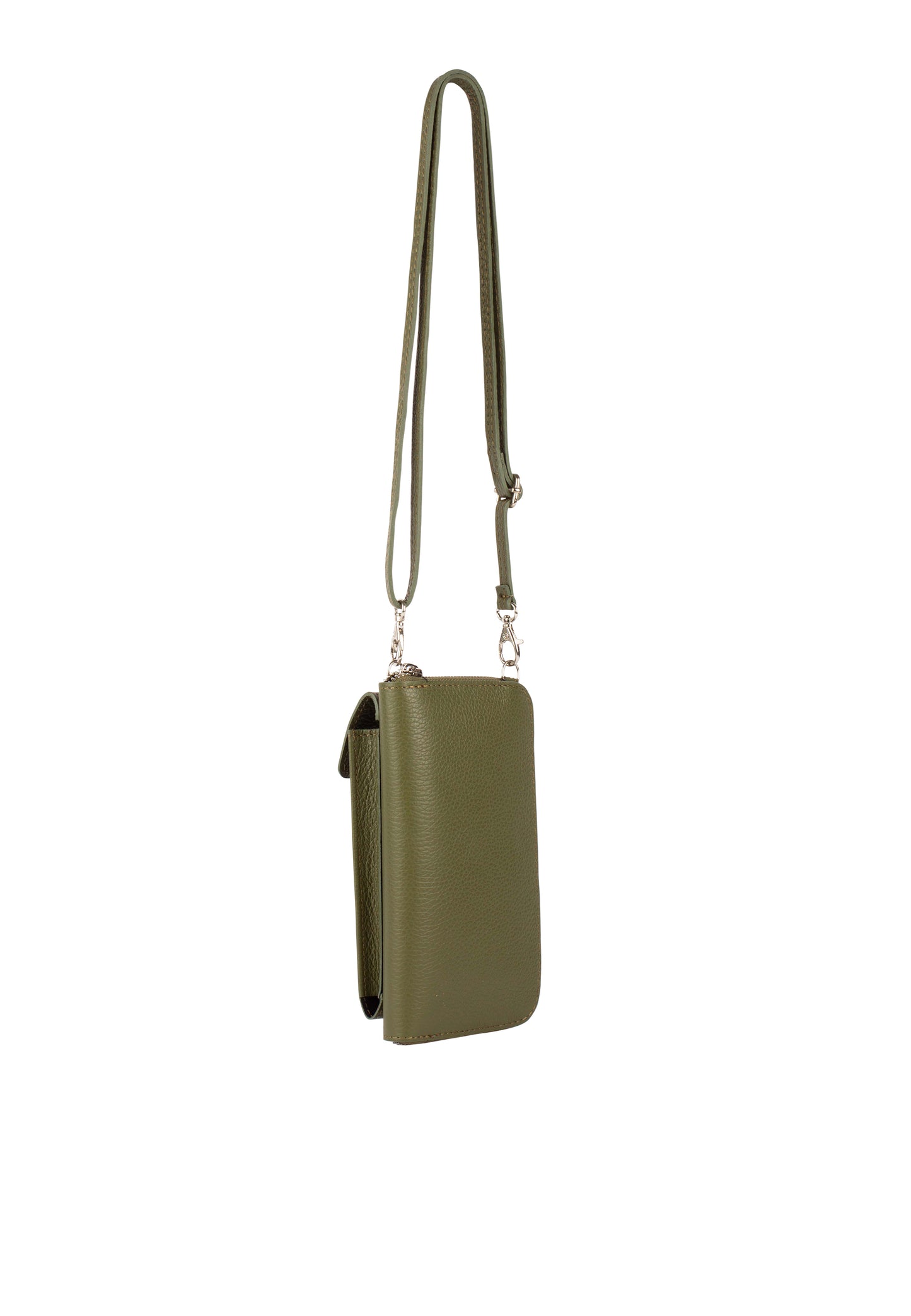 usha Damen Leder Geldbörse und Handy Tasche