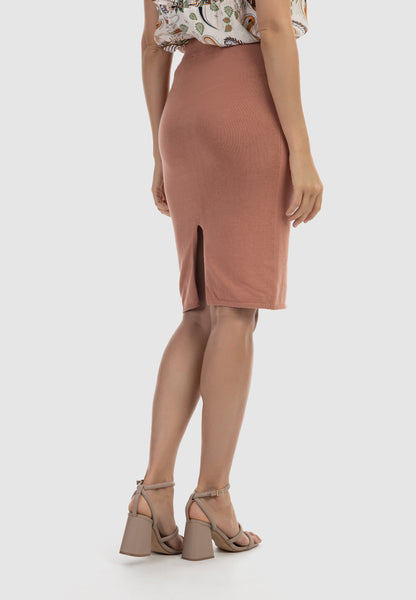 usha Damen Strick-Midi-Rock