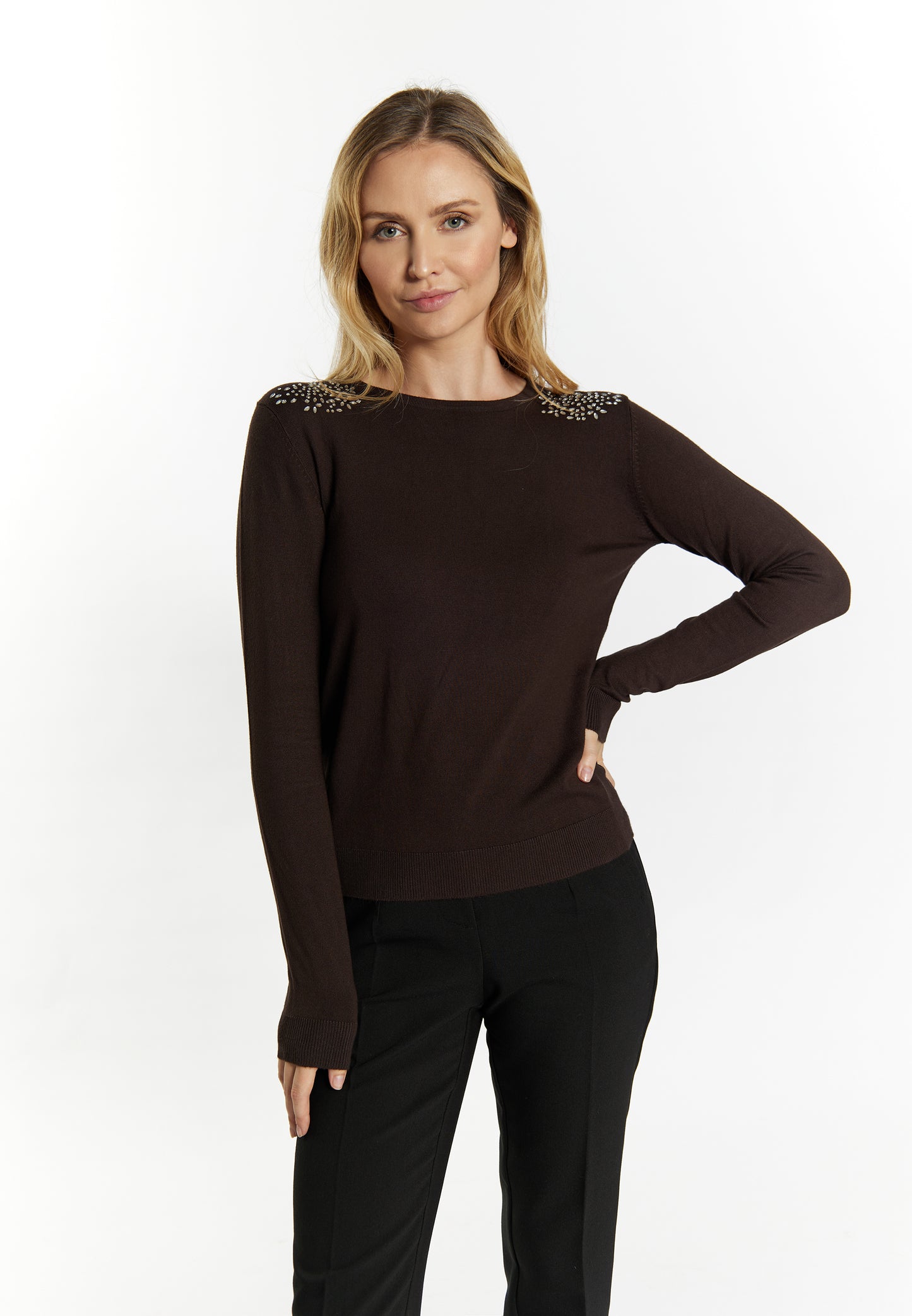 usha BLACK LABEL Women's Knitted Sweater