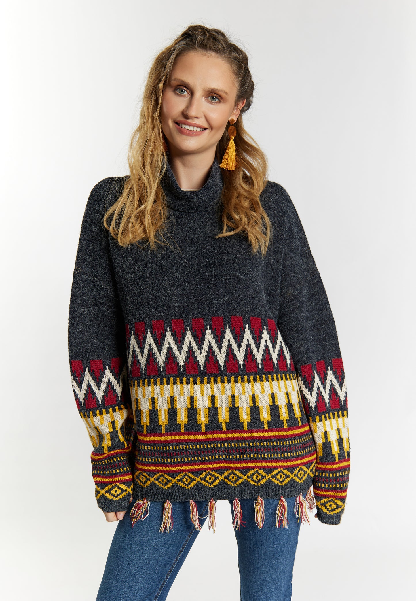 usha FESTIVAL Kobiety Sweter Dziany