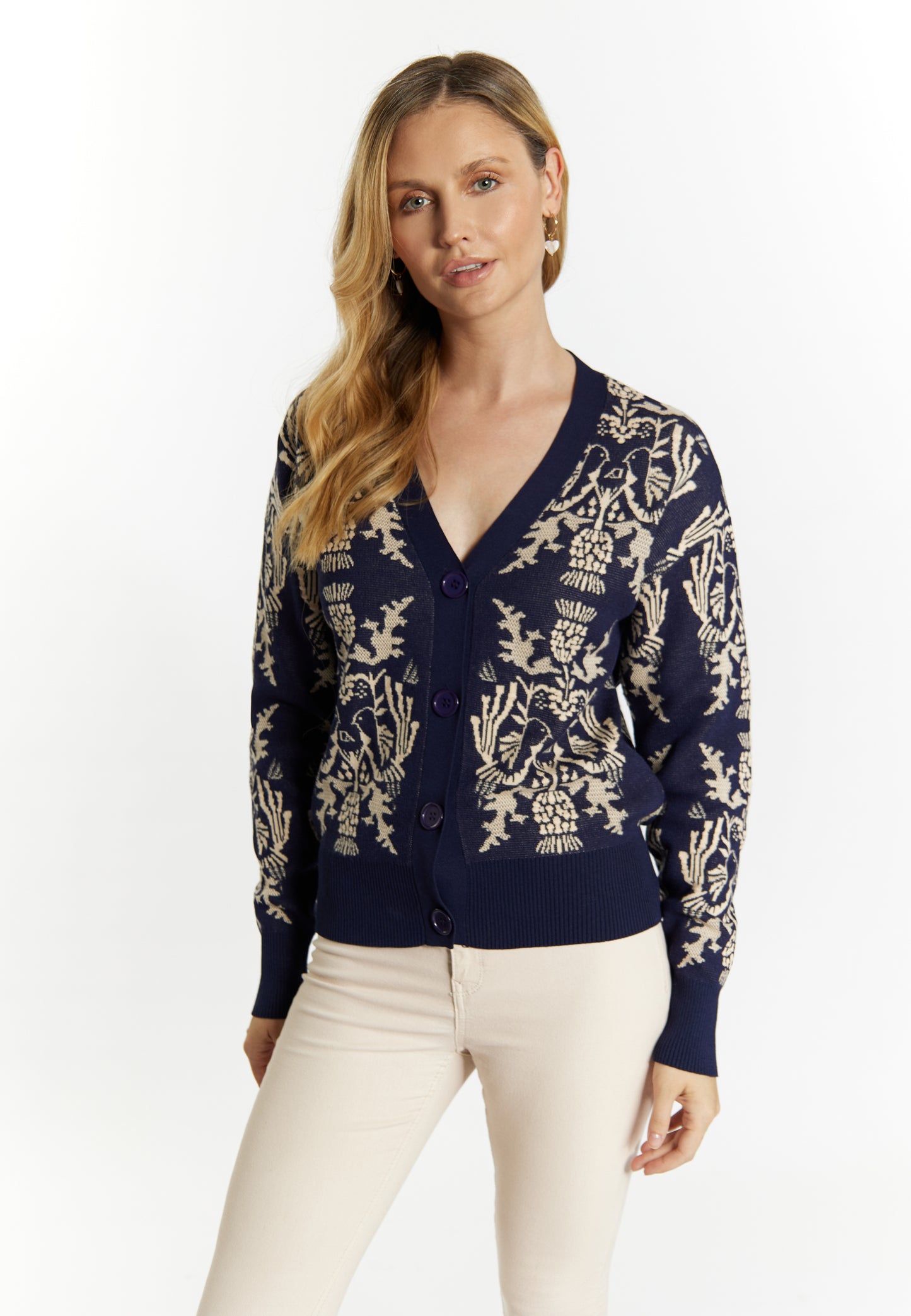 usha Damen Strickjacke