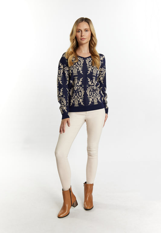 usha Women's Knitted Sweater